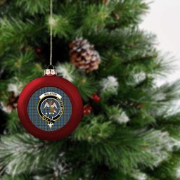ScotsTee Shop Scottish Ralston UK Crest Tartan Christmas Ball Ornament