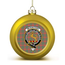 ScotsTee Shop Scottish McKintosh Ancient Crest Tartan Christmas Ball Ornament