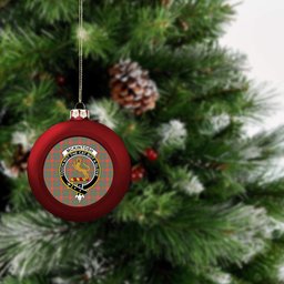 ScotsTee Shop Scottish McKintosh Ancient Crest Tartan Christmas Ball Ornament