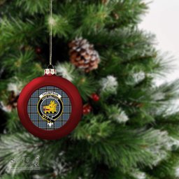 ScotsTee Shop Scottish Thompson Crest Tartan Christmas Ball Ornament