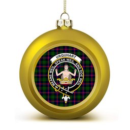 ScotsTee Shop Scottish Urquhart Modern Crest Tartan Christmas Ball Ornament