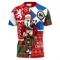 ScotsTee Shop Scottish Baxter of Balgavies Ancient Clan Crest Tartan T-Shirt Scotland Christmas Santa