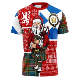 ScotsTee Shop Scottish Beattie Ancient Clan Crest Tartan T-Shirt Scotland Christmas Santa