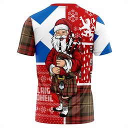 ScotsTee Shop Scottish Blackstock Hunting Weathered Clan Crest Tartan T-Shirt Scotland Christmas Santa