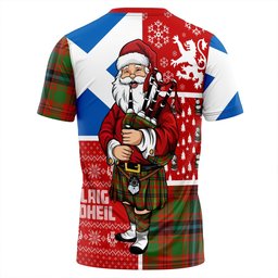 ScotsTee Shop Scottish Fulton 1999 Ancient Clan Crest Tartan T-Shirt Scotland Christmas Santa