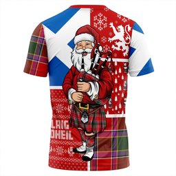 ScotsTee Shop Scottish Gordon of Abergeldie Modern Clan Crest Tartan T-Shirt Scotland Christmas Santa