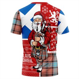 ScotsTee Shop Scottish Haney Dress Ancient Clan Crest Tartan T-Shirt Scotland Christmas Santa