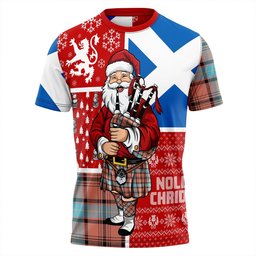 ScotsTee Shop Scottish Haney Dress Ancient Clan Crest Tartan T-Shirt Scotland Christmas Santa