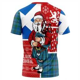 ScotsTee Shop Scottish Leith District Ancient Clan Crest Tartan T-Shirt Scotland Christmas Santa