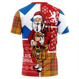 ScotsTee Shop Scottish MacBrair Ancient Clan Crest Tartan T-Shirt Scotland Christmas Santa