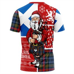 ScotsTee Shop Scottish MacDonald of P.E. Island (Donald of P.E. Island) Modern Clan Crest Tartan T-Shirt Scotland Christmas Santa