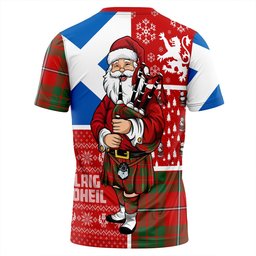 ScotsTee Shop Scottish MacGregor of Balquhidder (Gregor of Balquhidder) Modern Clan Crest Tartan T-Shirt Scotland Christmas Santa
