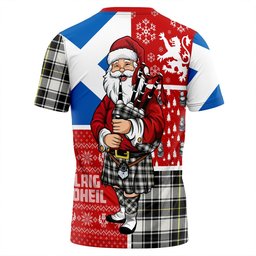 ScotsTee Shop Scottish MacFie of Colonsay Dress (MacPhee of Colonsay Dress) Modern Clan Crest Tartan T-Shirt Scotland Christmas Santa