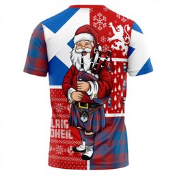 ScotsTee Shop Scottish MacGregor of Glengyle (Gregor of Deeside) Ancient Clan Crest Tartan T-Shirt Scotland Christmas Santa