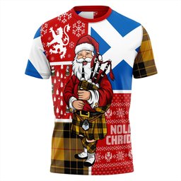 ScotsTee Shop Scottish MacLeod of Lewis Ancient Clan Crest Tartan T-Shirt Scotland Christmas Santa