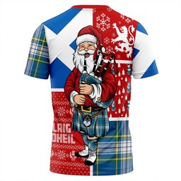 ScotsTee Shop Scottish Maver Dress Ancient Clan Crest Tartan T-Shirt Scotland Christmas Santa