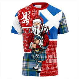 ScotsTee Shop Scottish Maver Dress Ancient Clan Crest Tartan T-Shirt Scotland Christmas Santa