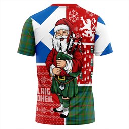 ScotsTee Shop Scottish Moncrieffe of Atholl Ancient Clan Crest Tartan T-Shirt Scotland Christmas Santa