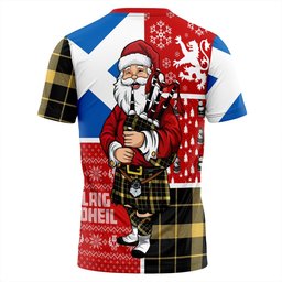 ScotsTee Shop Scottish Raeburn Ancient Clan Crest Tartan T-Shirt Scotland Christmas Santa