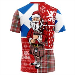 ScotsTee Shop Scottish Ritchie Weathered Clan Crest Tartan T-Shirt Scotland Christmas Santa