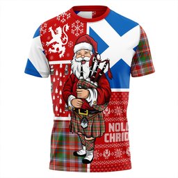 ScotsTee Shop Scottish Ritchie Ancient Clan Crest Tartan T-Shirt Scotland Christmas Santa