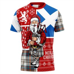 ScotsTee Shop Scottish Walker Dress Ancient Clan Crest Tartan T-Shirt Scotland Christmas Santa