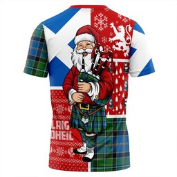 ScotsTee Shop Scottish Stirling Ancient Clan Crest Tartan T-Shirt Scotland Christmas Santa