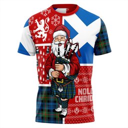 ScotsTee Shop Scottish Murray Ancient Clan Crest Tartan T-Shirt Scotland Christmas Santa