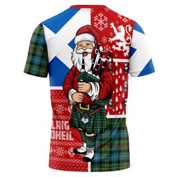 ScotsTee Shop Scottish Smith (MacGowan Hunting) Ancient Clan Crest Tartan T-Shirt Scotland Christmas Santa