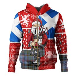 ScotsTee Shop Scottish Anderson Old Ancient Clan Crest Tartan Hoodie Scotland Christmas Santa