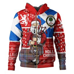 ScotsTee Shop Scottish Anderson Weathered Clan Crest Tartan Hoodie Scotland Christmas Santa