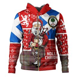 ScotsTee Shop Scottish Anderson Ross Weathered Clan Crest Tartan Hoodie Scotland Christmas Santa