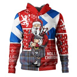 ScotsTee Shop Scottish Anderson Old Weathered Clan Crest Tartan Hoodie Scotland Christmas Santa