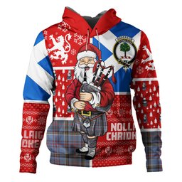 ScotsTee Shop Scottish Anderson Old Weathered Clan Crest Tartan Hoodie Scotland Christmas Santa