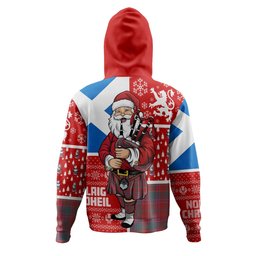ScotsTee Shop Scottish Cameron of Lochiel #2 Weathered 2 Clan Crest Tartan Hoodie Scotland Christmas Santa