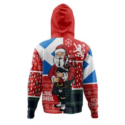 ScotsTee Shop Scottish Campbell of Loudon (Campbell Louden) Modern 2 Clan Crest Tartan Hoodie Scotland Christmas Santa