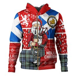 ScotsTee Shop Scottish Campbell of Inveraray Ancient 2 Clan Crest Tartan Hoodie Scotland Christmas Santa