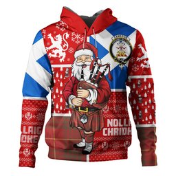 ScotsTee Shop Scottish Cameron Weathered 2 Clan Crest Tartan Hoodie Scotland Christmas Santa