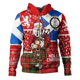 ScotsTee Shop Scottish Boyd Ancient Clan Crest Tartan Hoodie Scotland Christmas Santa