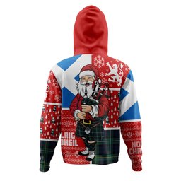 ScotsTee Shop Scottish Campbell of Argyll Modern 2 Clan Crest Tartan Hoodie Scotland Christmas Santa