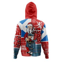 ScotsTee Shop Scottish Dempster Ancient Clan Crest Tartan Hoodie Scotland Christmas Santa