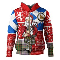 ScotsTee Shop Scottish Firth of Tay (Gillies Dress) Ancient Clan Crest Tartan Hoodie Scotland Christmas Santa