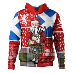 ScotsTee Shop Scottish Firth of Tay (Gillies Dress) Ancient Clan Crest Tartan Hoodie Scotland Christmas Santa