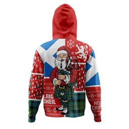 ScotsTee Shop Scottish Dundas Ancient Clan Crest Tartan Hoodie Scotland Christmas Santa