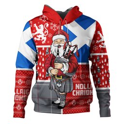 ScotsTee Shop Scottish Dunbar of Pitgaveny Clan Crest Tartan Hoodie Scotland Christmas Santa