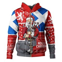 ScotsTee Shop Scottish Dunbar of Pitgaveny Clan Crest Tartan Hoodie Scotland Christmas Santa
