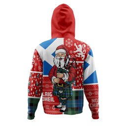 ScotsTee Shop Scottish Hunter (Michael) Ancient Clan Crest Tartan Hoodie Scotland Christmas Santa
