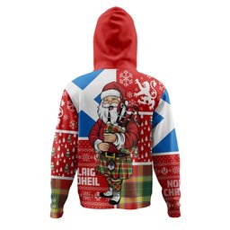 ScotsTee Shop Scottish Gibson (Gibbs) Modern Clan Crest Tartan Hoodie Scotland Christmas Santa
