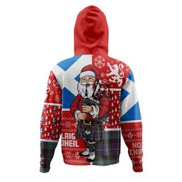 ScotsTee Shop Scottish Hunter Weathered Clan Crest Tartan Hoodie Scotland Christmas Santa