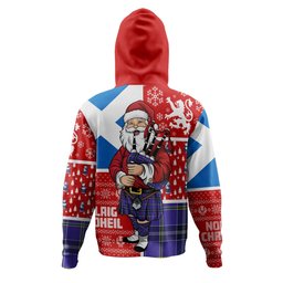 ScotsTee Shop Scottish Jackson Modern Clan Crest Tartan Hoodie Scotland Christmas Santa
